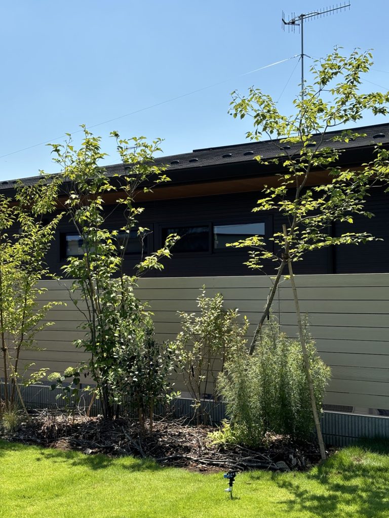 熊谷市の雑草対策はマルチングで！花音の森施工例